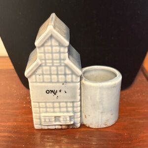 Vintage Farm Co-op Grain Elevator Advertisement Toothpick Holder